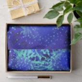 Tropisch Zee Urchin met Vibrant Blue Tissuepapier (Geschenk)