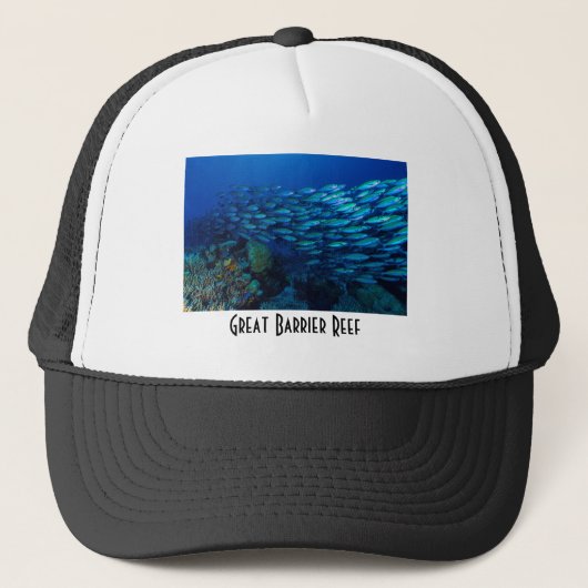 Tropisch Zee van de Grote Barrierriffen Trucker Pet (Voorkant)