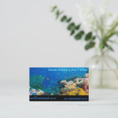 Tropisch Zee van de Grote Barrierriffen Visitekaartje (Staand voorkant)