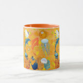 Tropisch Zee Vissen Oranje riffen Mok (Midden)