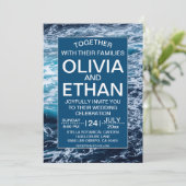 Tropisch zeedieren Huwelijksuitnodiging Kaart (Staand voorkant)