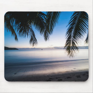 Tropisch zeegezicht bij zonsondergang, Fiji Muismat