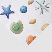 Tropisch zeesleutel kleurig patroon tissuepapier (Detail)