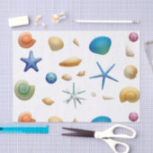 Tropisch zeesleutel kleurig patroon tissuepapier (Craft)