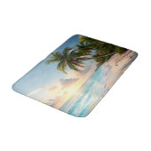 Tropisch zeestrand badmat (Gekanteld)