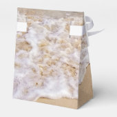 Tropisch zeestrand bedankdoosjes (Achterkant)