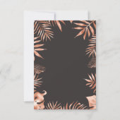 Tropisch zei ze ja verlovingsfeest uitnodigen kaart (Achterkant)