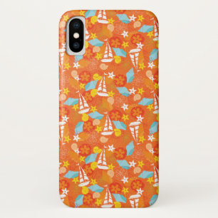 Tropisch zeilpatroon iPhone x hoesje