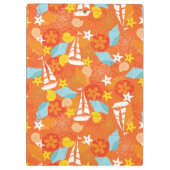 Tropisch zeilpatroon klembord (Achterkant)