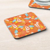 Tropisch zeilpatroon onderzetter (Linkerzijde)