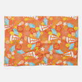 Tropisch zeilpatroon theedoek (Horizontaal)