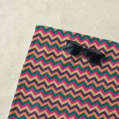 Tropisch Zigzag Beach Towel Strandlaken (In situ)