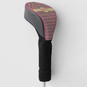 Tropisch Zigzag Driver Hoesje Golfheadcover (Schuin)