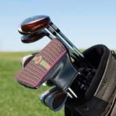 Tropisch Zigzag Putter Hoesje Golfheadcover (Insitu)