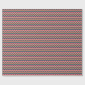 Tropisch Zigzag Verpakkingsdocument Cadeaupapier (Vlak)