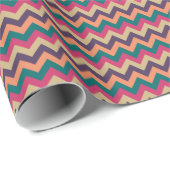 Tropisch Zigzag Verpakkingsdocument Cadeaupapier (Rol Hoek)