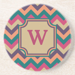 Tropisch Zigzag Zandsteen Onderzetter