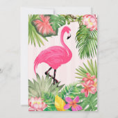 Tropisch zoals het is Hot, Summer Pool Party, Beac Kaart (Achterkant)