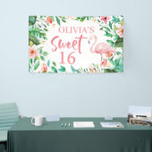 Tropisch zoet 16 Aloha Luau Birthday Banner (Beurs)