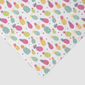 Tropisch zomer ananas patroon tissuepapier (Detail)