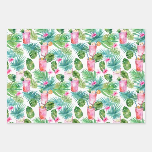 Tropisch Zomer inpakpapier (Voorkant)