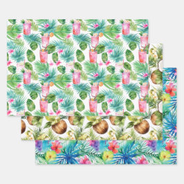 Tropisch Zomer inpakpapier