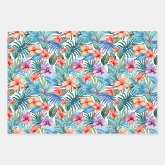 Tropisch Zomer inpakpapier (Voorkant)