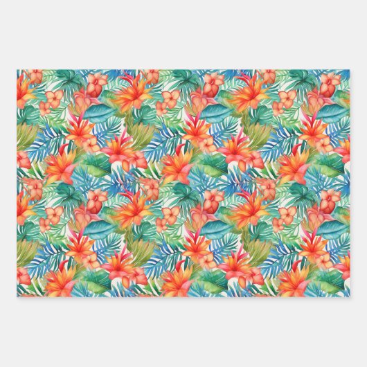 Tropisch Zomer inpakpapier (Voorkant)