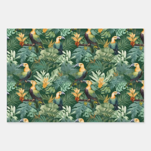 Tropisch Zomer inpakpapier Vel (Voorkant 3)