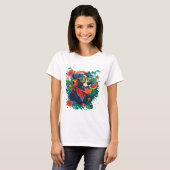 Tropisch Zomer T-Shirt (Voorkant volledig)