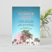 TROPISCH ZOMERFEEST KAART (Staand voorkant)