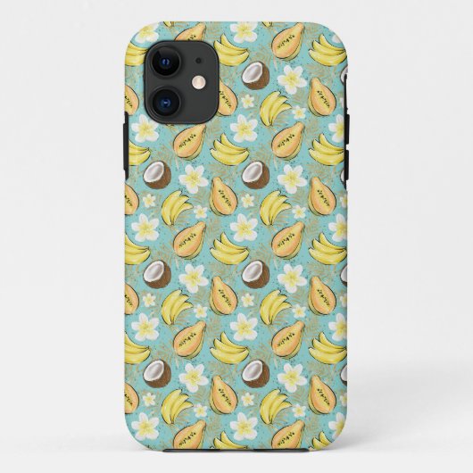 Tropisch zomerfruitpatroon Case-Mate iPhone case (Achterkant)