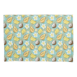 Tropisch zomerfruitpatroon kussensloop