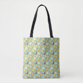 Tropisch zomerfruitpatroon tote bag (Voorkant)