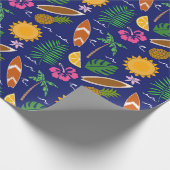 Tropisch zomerkrankelpapier cadeaupapier (Hoek)