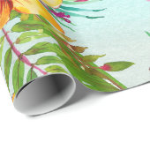 Tropisch zomerpatroon cadeaupapier (Rol Hoek)