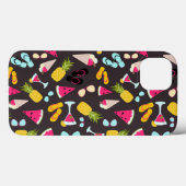 Tropisch zomerpatroon Case-Mate iPhone case (Achterkant (horizontaal))