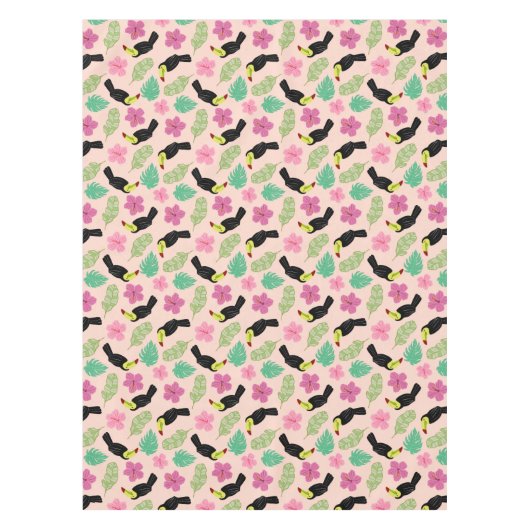 Tropisch zomerpatroon tafelkleed (Voorkant)