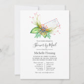 Tropisch zomerreces of Baby shower per post Kaart (Voorkant)