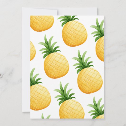 Tropisch zomerroze Baby shower Flamingo Kaart (Achterkant)