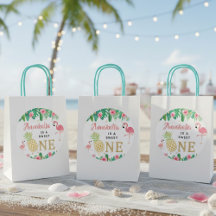 Tropisch zomerstrand Luau Girls 1ste verjaardag