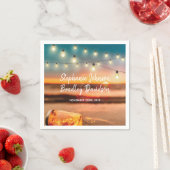 Tropisch zonneschijn Beach Mason Jar Lights Weddin Servetten (Insitu)