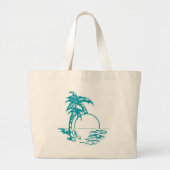 Tropisch zonneschijn grote tote bag (Voorkant)