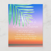 Tropisch zonneschijnhuwelijk vraagt om budget (Voorkant)