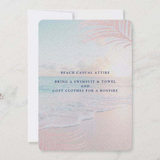 Tropisch zonneschijnroze marathday Shimmer Paper Kaart (Achterkant)