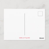 Tropisch zonnestrand briefkaart (Achterkant)