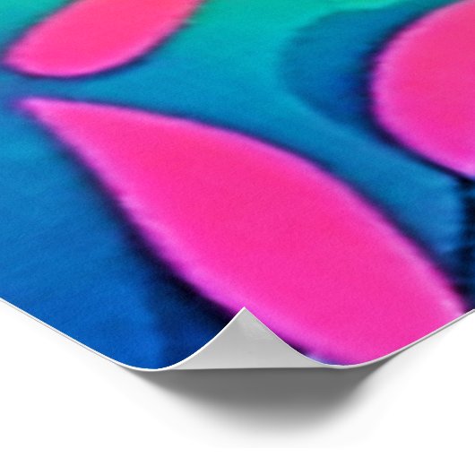 Tropisch zonnestrand poster (Hoek)