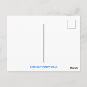 Tropisch zonnig Zee Schorst Sandy Beach Briefkaart (Achterkant)