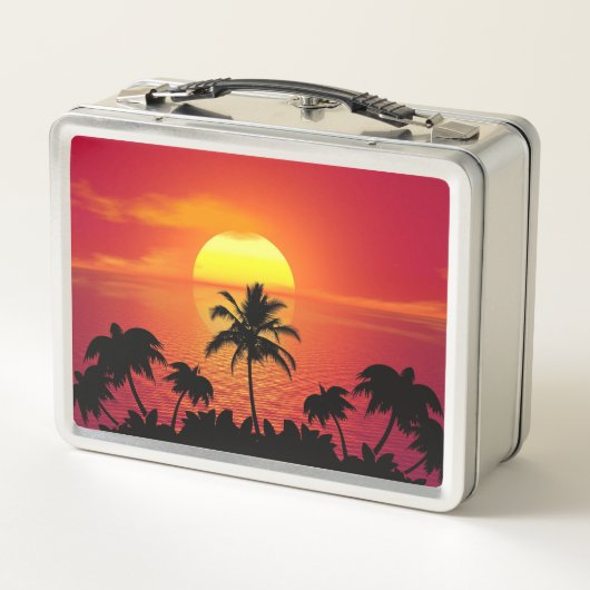 Tropisch zonsonderstel (Achterkant)