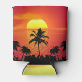 Tropisch zonsonderstel blikjeskoeler (Voorkant)